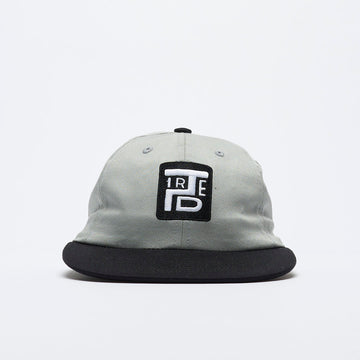 Casquette - Tired Skateboards - Stamp Two Tone 6 Panel Cap (Ash/Black)