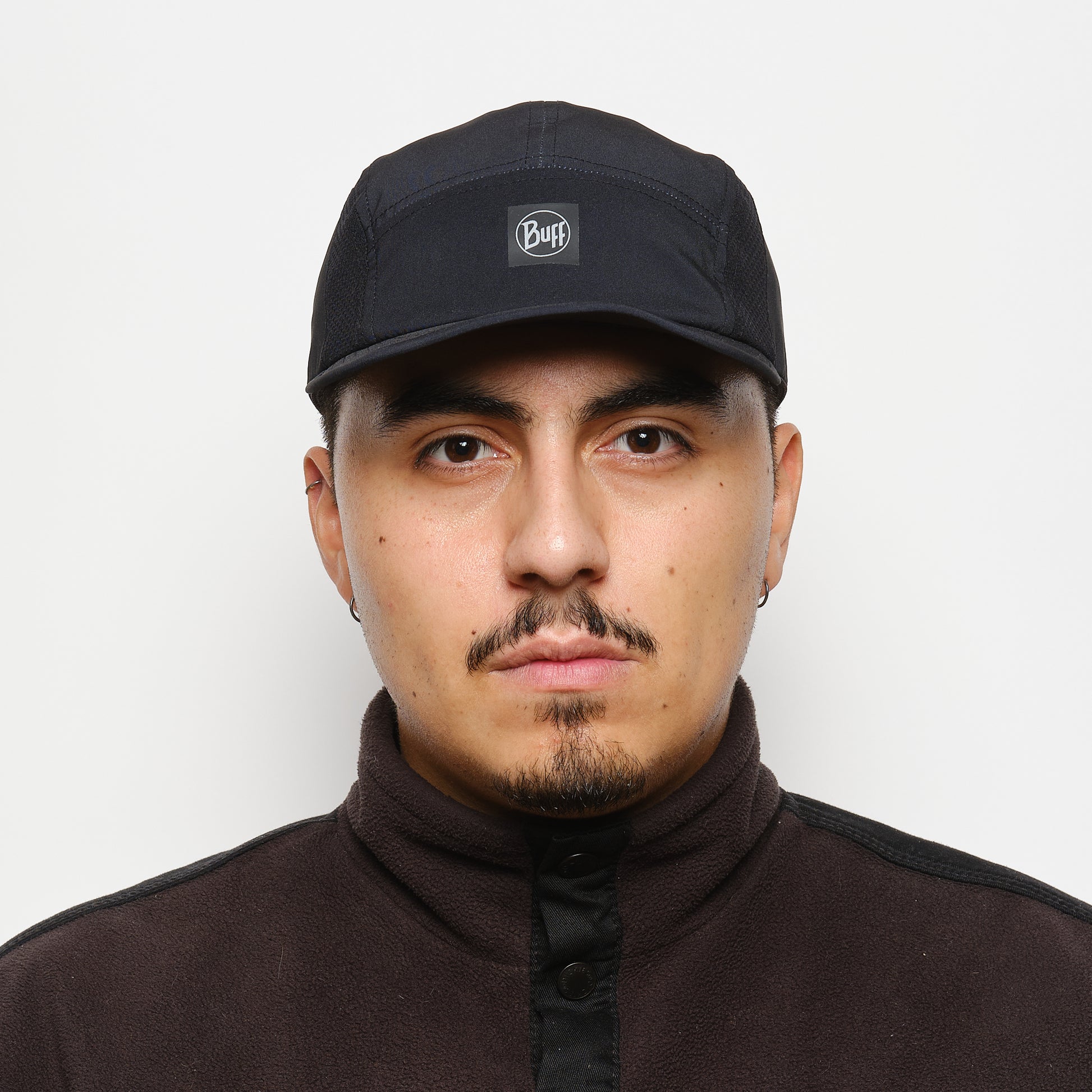 Casquette - Buff - 5 Panel Go Cap  (Solid Black)