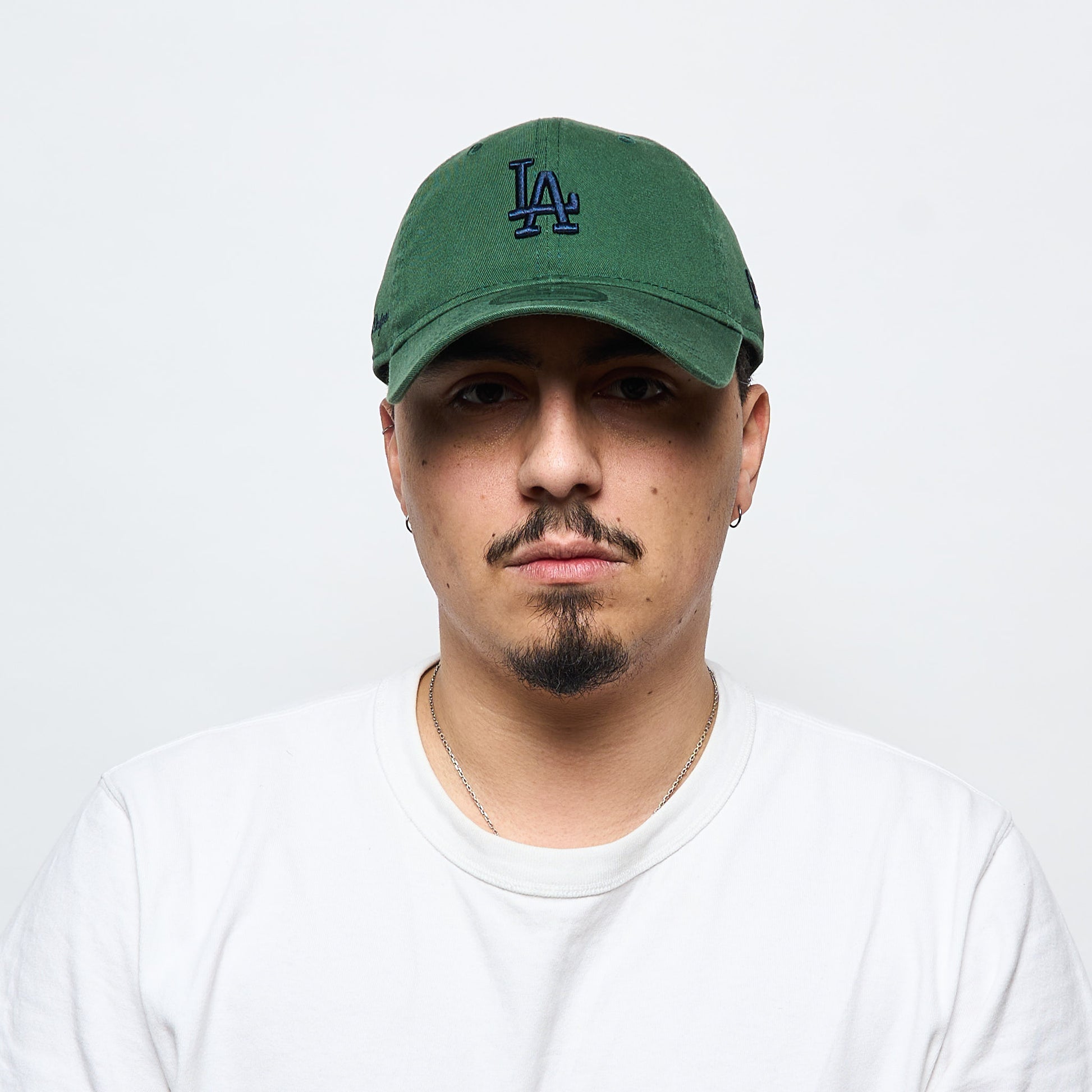Casquette - New Era - Washed Script 9Twenty Los Angeles Dodgers Cap (Green/Navy)