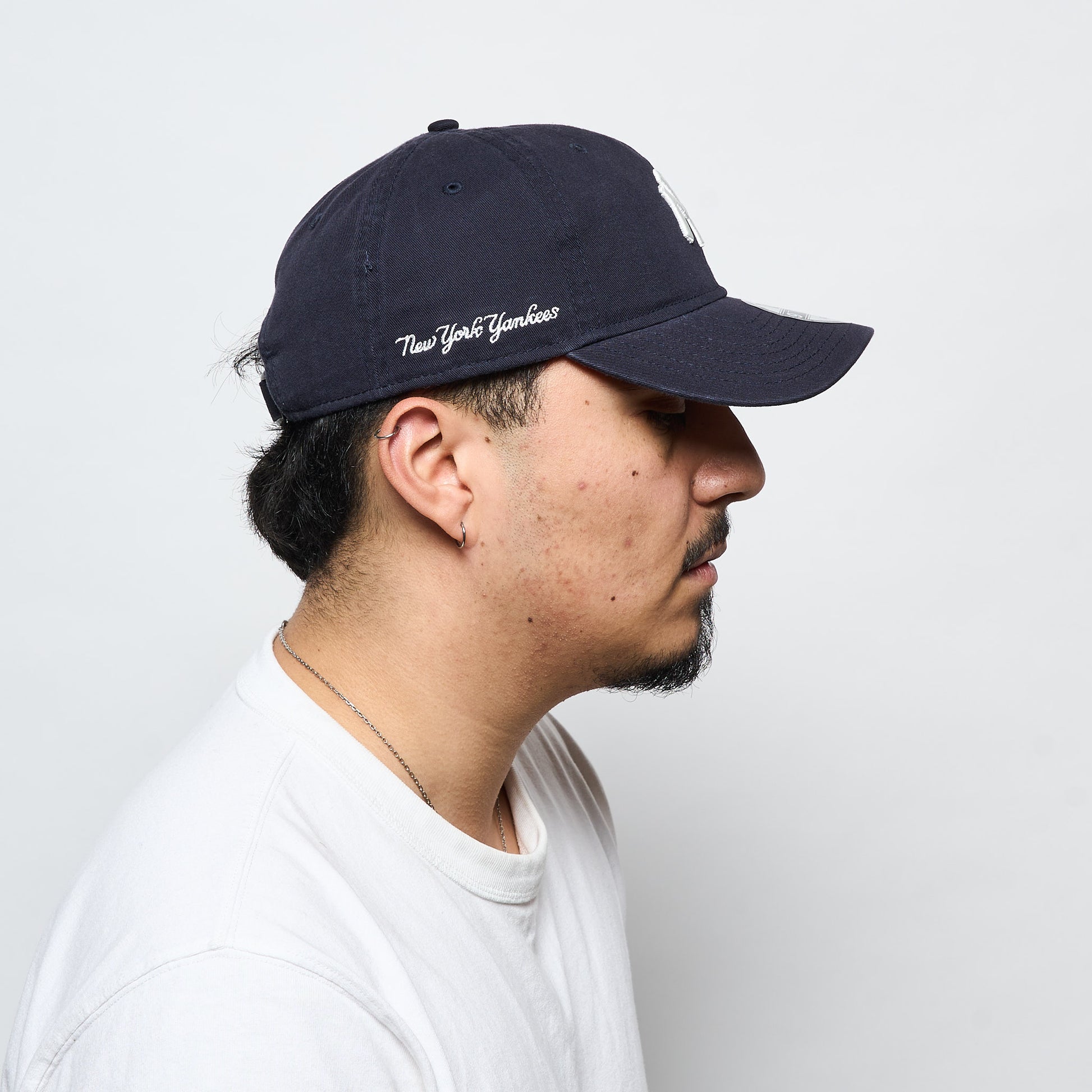 Casquette - New Era - Washed Script 9Twenty New York Yankees (Navy)