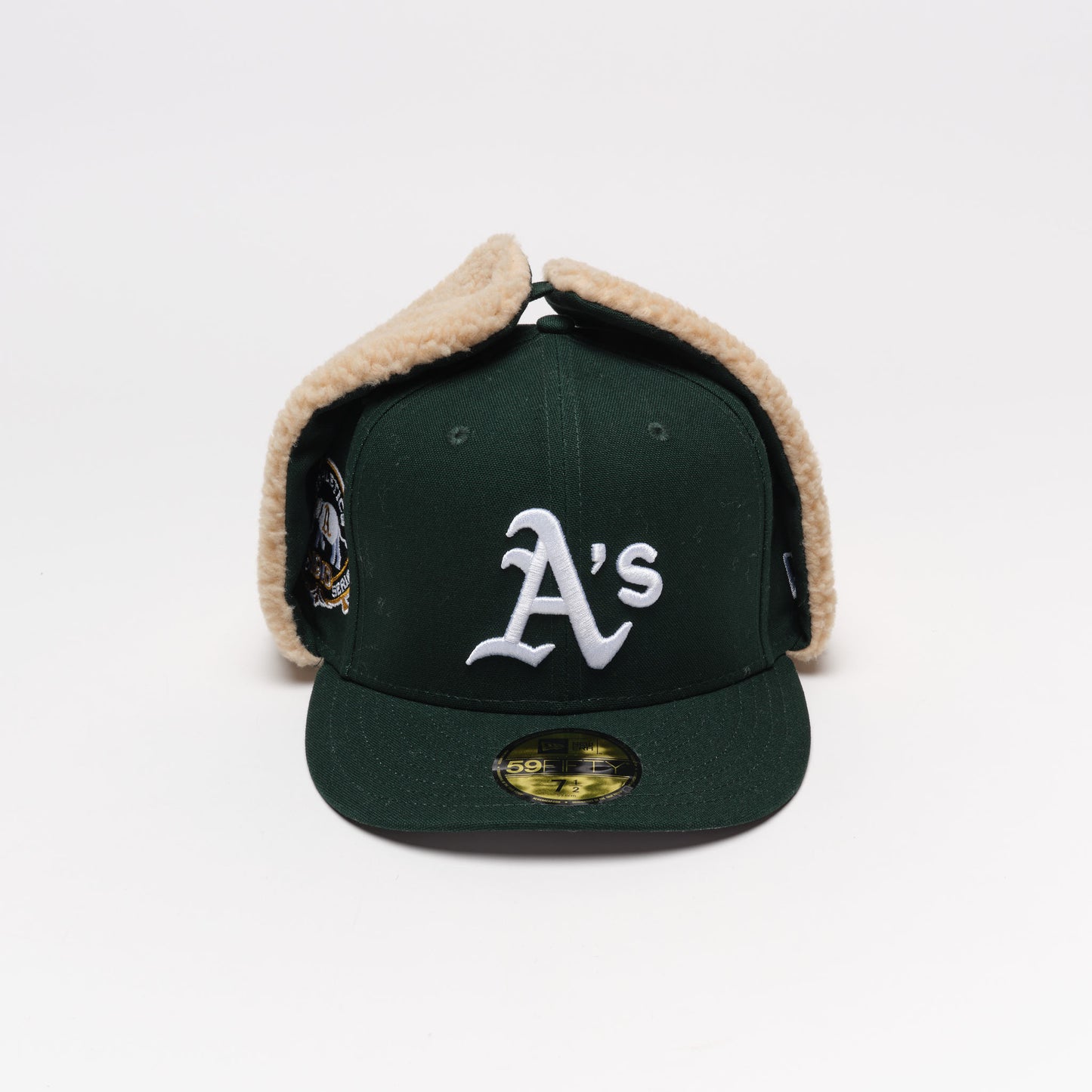 Casquette - New Era 59FIFTY Fitted Dogear Oakland Athletics Woorld Series (Dark Green)