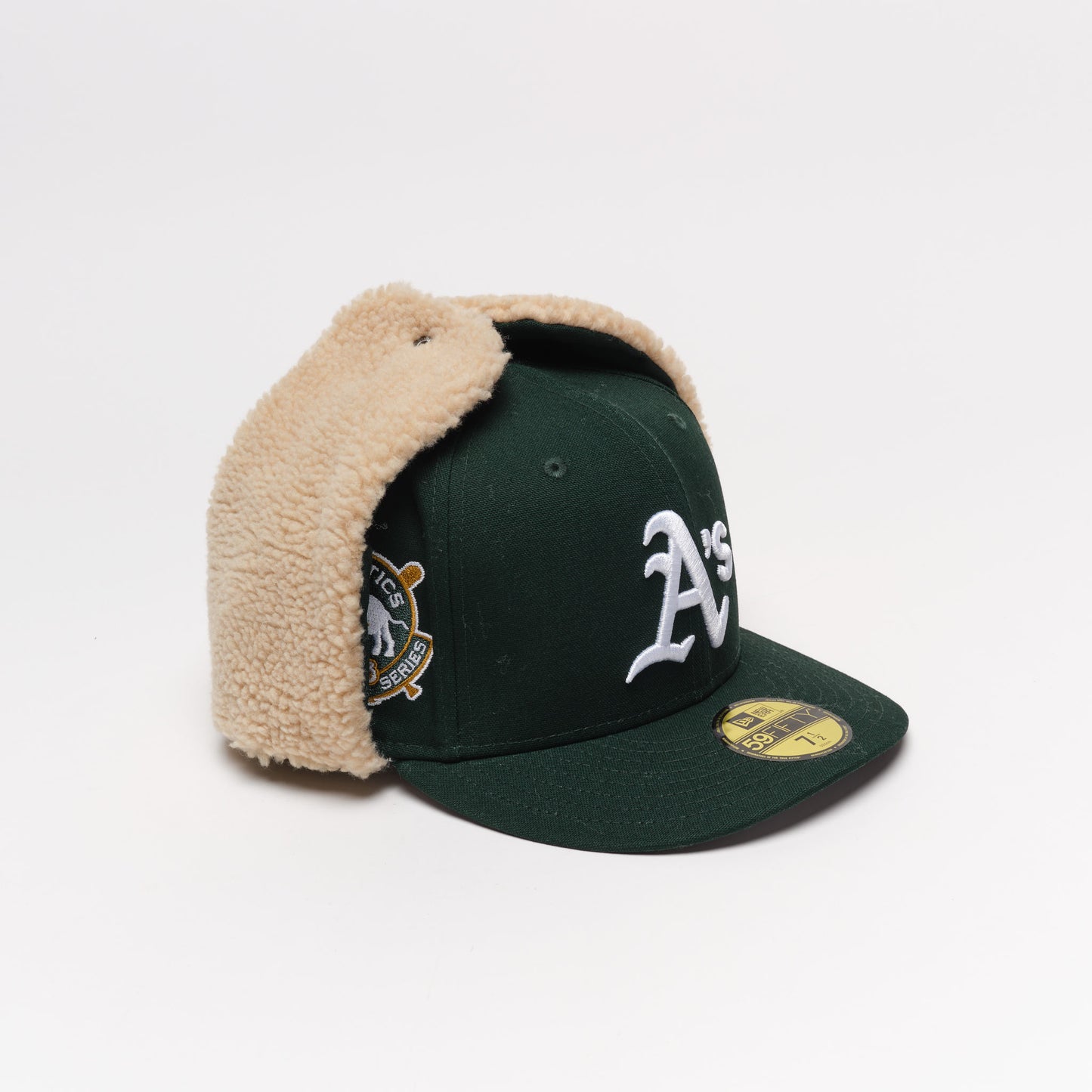 Casquette - New Era 59FIFTY Fitted Dogear Oakland Athletics Woorld Series (Dark Green)