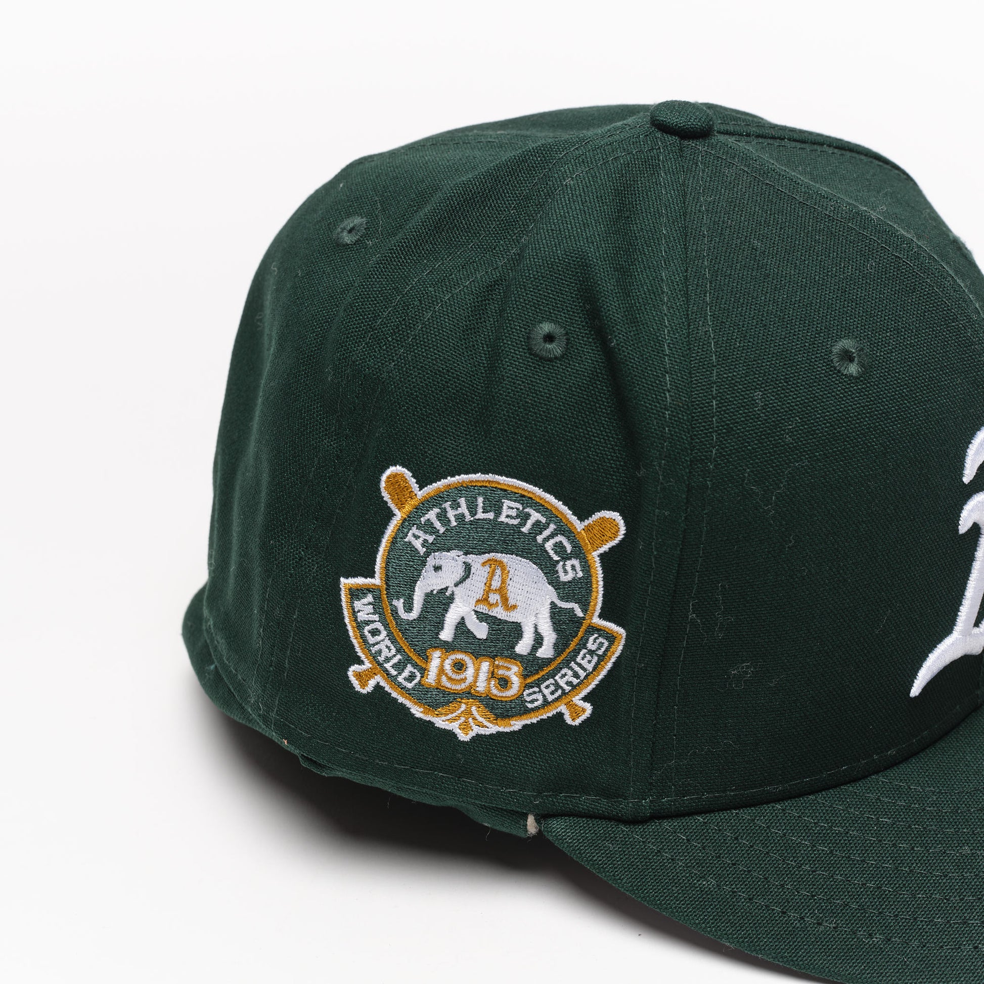 Casquette - New Era 59FIFTY Fitted Dogear Oakland Athletics Woorld Series (Dark Green)