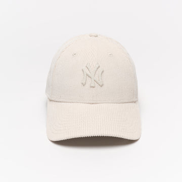 Casquette - New Era  Wmns Cord 9FORTY New York Yankees (Off White)
