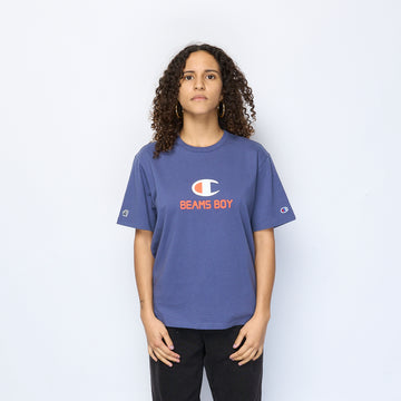 Champion x Beams Boy - Logo T-shirt (Navy)