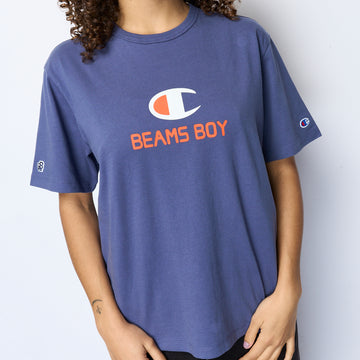 Champion x Beams Boy - Logo T-shirt (Navy)