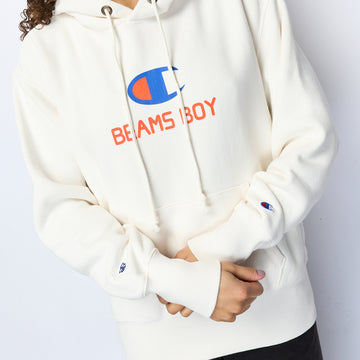 Champion x Beams Boy - Hooded Sweatshirt (White)