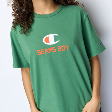 Champion x Beams Boy - Logo T-shirt (Light Green)