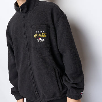 Champion x Coca Cola - Full Zip Top (Black)