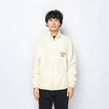 Champion x Coca Cola - Full Zip Top (White)