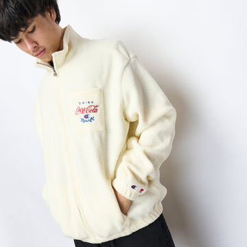 Champion x Coca Cola - Full Zip Top (White)