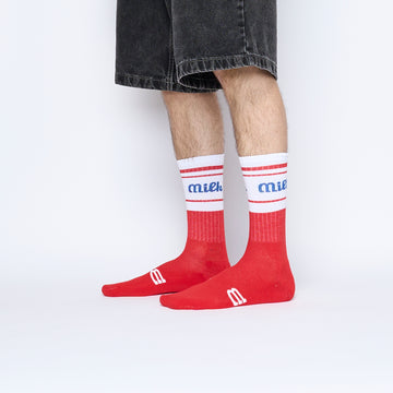 Chaussettes - MILK - Milson Socks "Made in France" (Red/Blue)