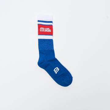 Chaussettes - MILK - Milson Socks "Made in France" (Blue/Red)