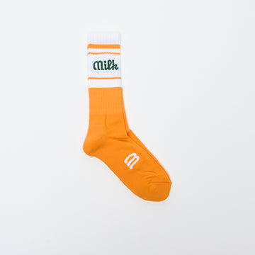 Chaussettes - MILK - Milson Socks "Made in France" (Orange/Green)