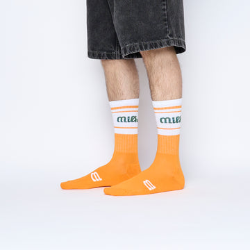 Chaussettes - MILK - Milson Socks "Made in France" (Orange/Green)