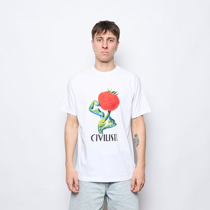 Civilist - Tomato Tee (White)