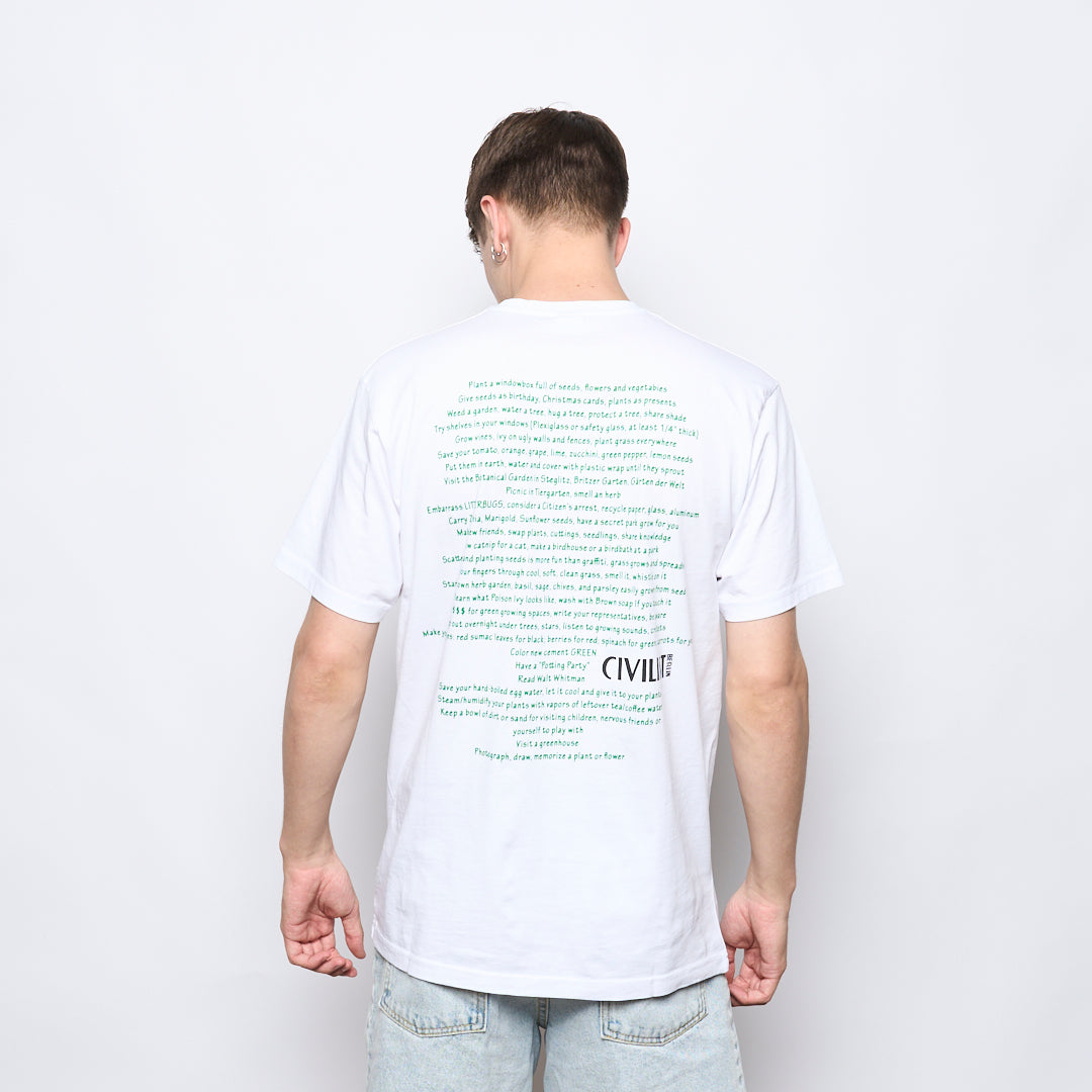 Civilist - Tomato Tee (White)