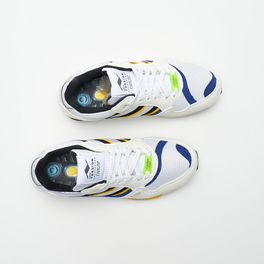 Civilist x Adidas - ZX 6001 B (Crystal White/Core Black/Bold Gold)