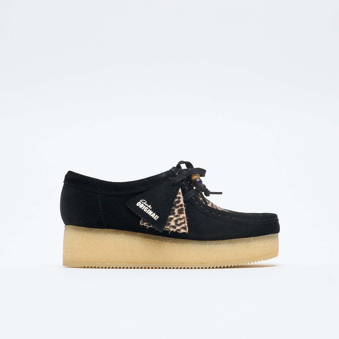 Clarks Originals - Wallacraft Bee (Black/Leopard)