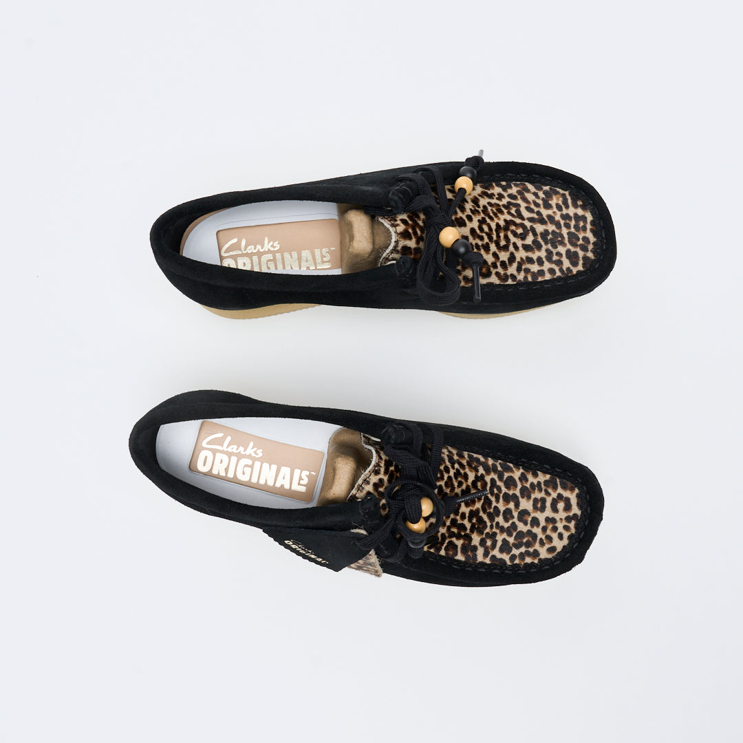 Clarks Originals - Wallacraft Bee (Black/Leopard)