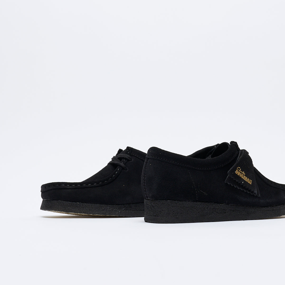 Clarks Originals - Women Wallabee (Black Suede)