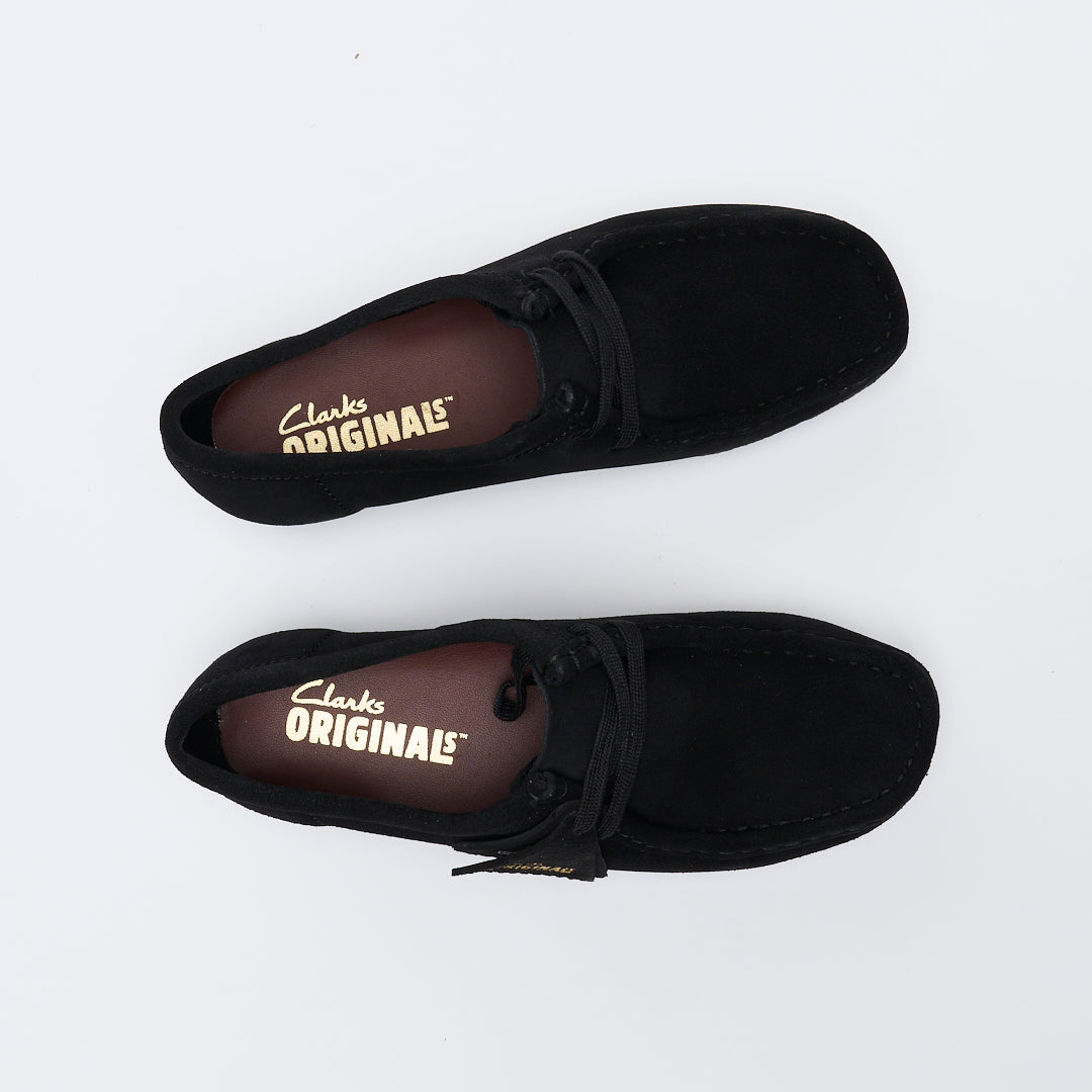 Clarks Originals - Women Wallabee (Black Suede)