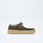 Clarks - Torhill Low Suede (Dark Olive Combi)