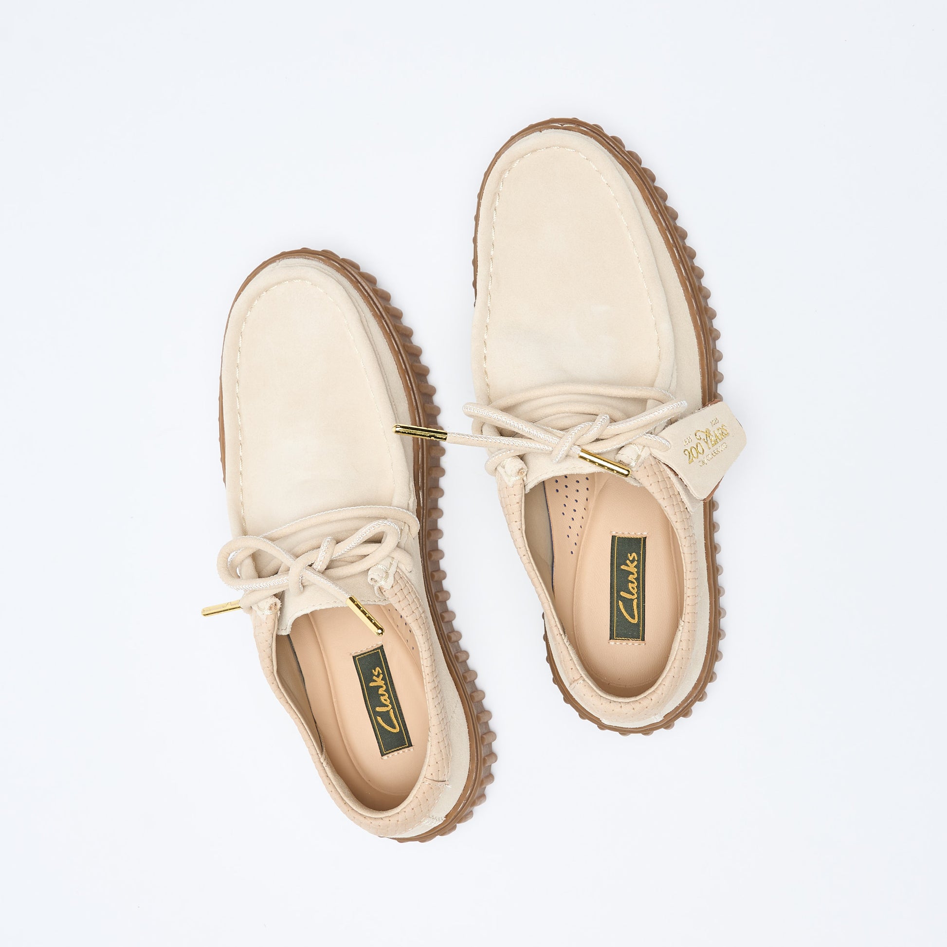 Clarks - Torhill Low Suede (Ecru) "Somerset pack"