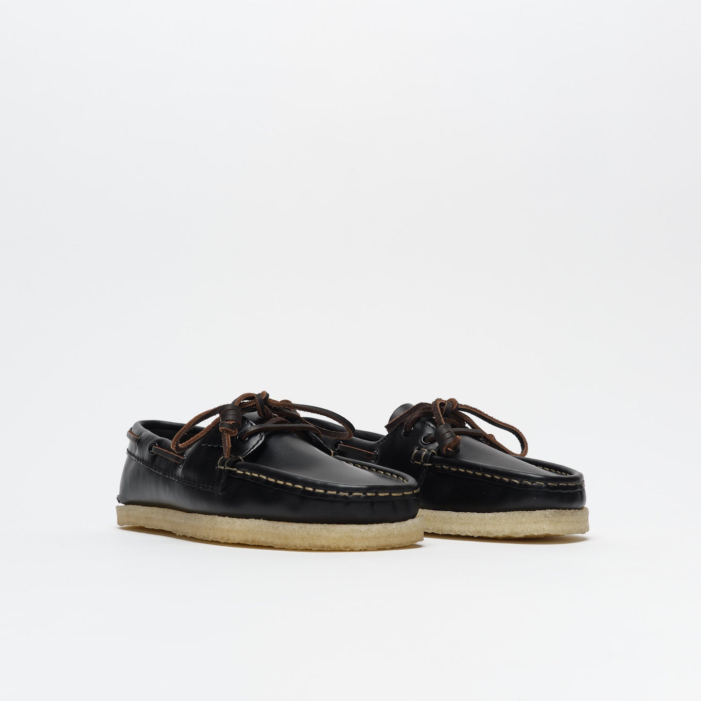 Clarks Godney Boat. Black Leather Women