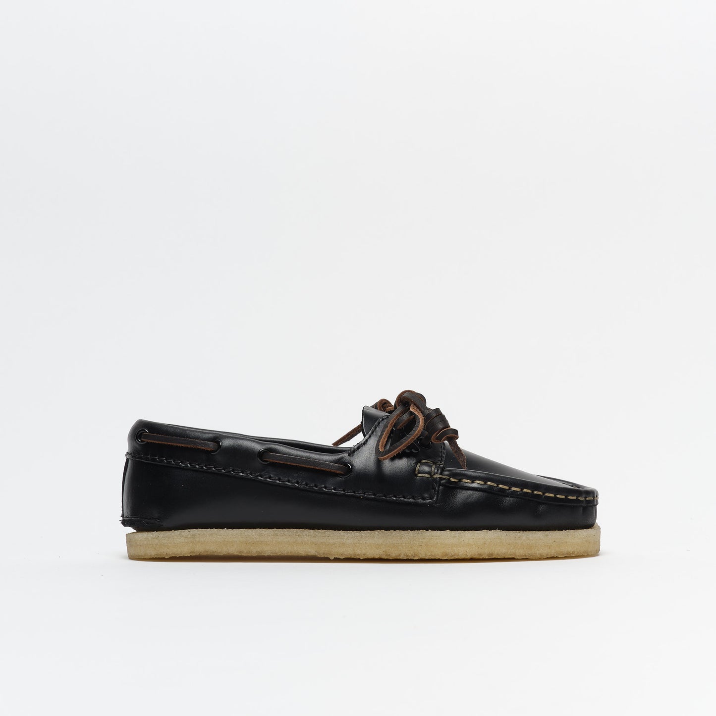 Clarks Godney Boat. Black Leather Women
