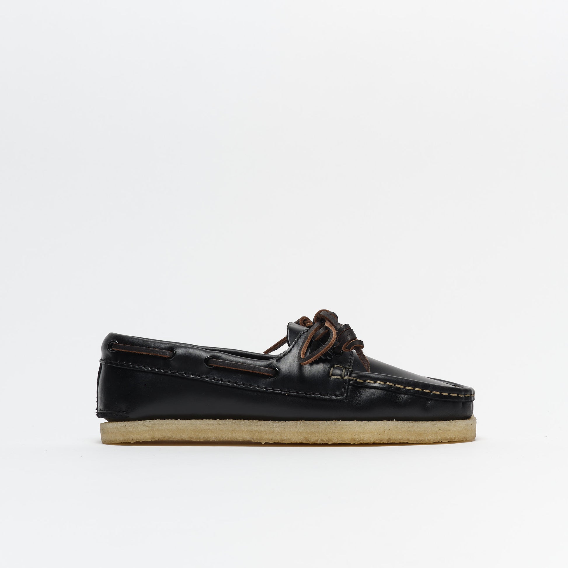 Clarks Godney Boat. Black Leather Women