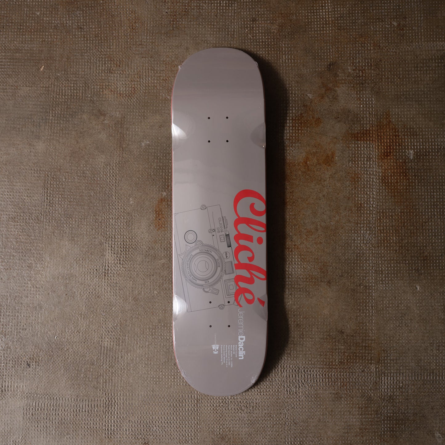 Cliché Skateboards Jeremie Daclin Caméra Deck 8.5