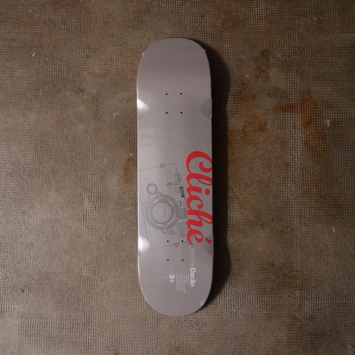 Cliché Skateboards Jeremie Daclin Caméra Deck 8.5