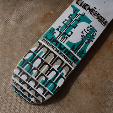 Cliché Skateboards Mendizabal Griptape Art Deck 8.25