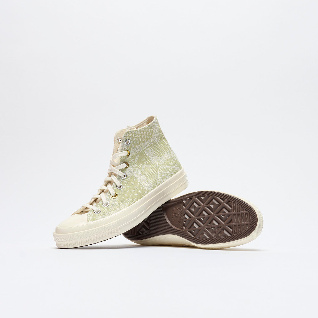 Converse - Chuck 70 Hi (Egret/Vitality Green)