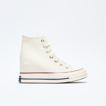 Converse - Chuck 70 Hi Wedge (Egret/Black/Red)