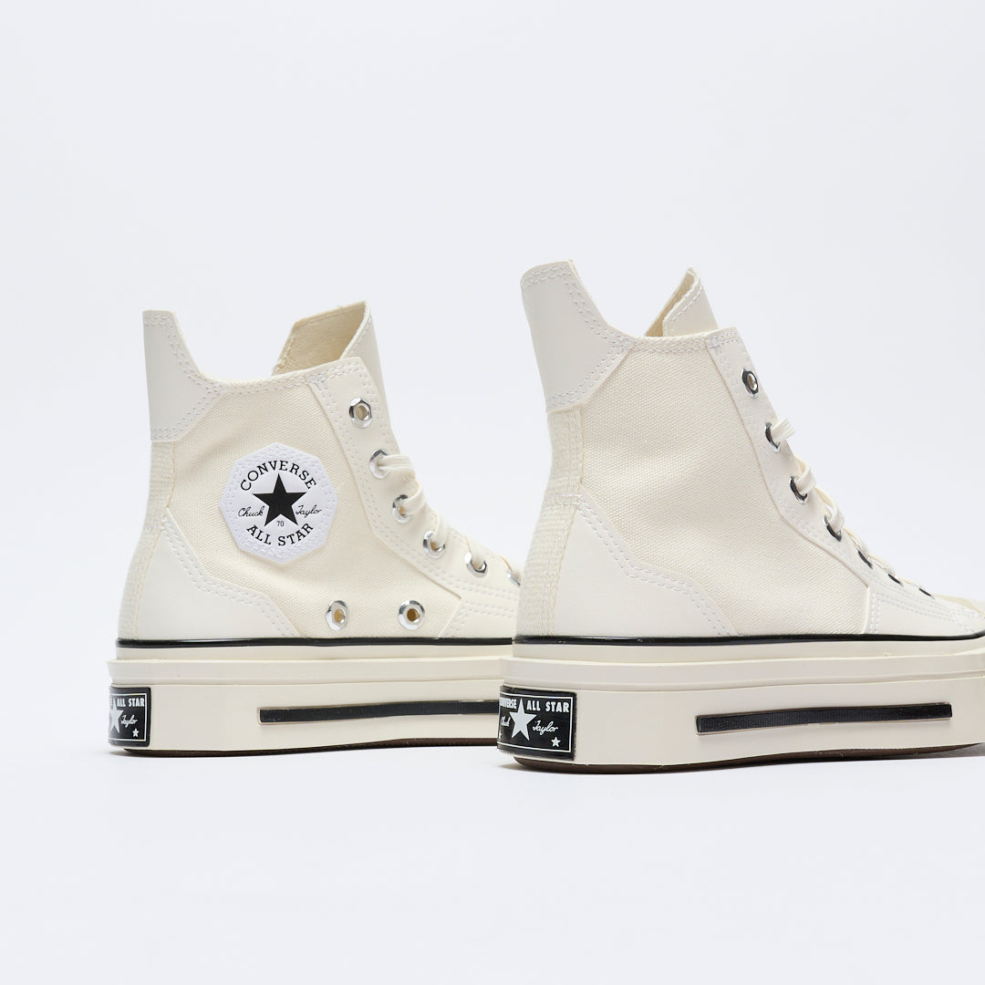 Converse - Chuck 70 Luxe Squared Hi (Egret/Black)