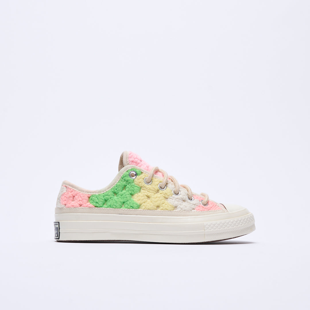 Converse - Chuck 70 OX "Crochet pack" (Egret/Black/Multi)