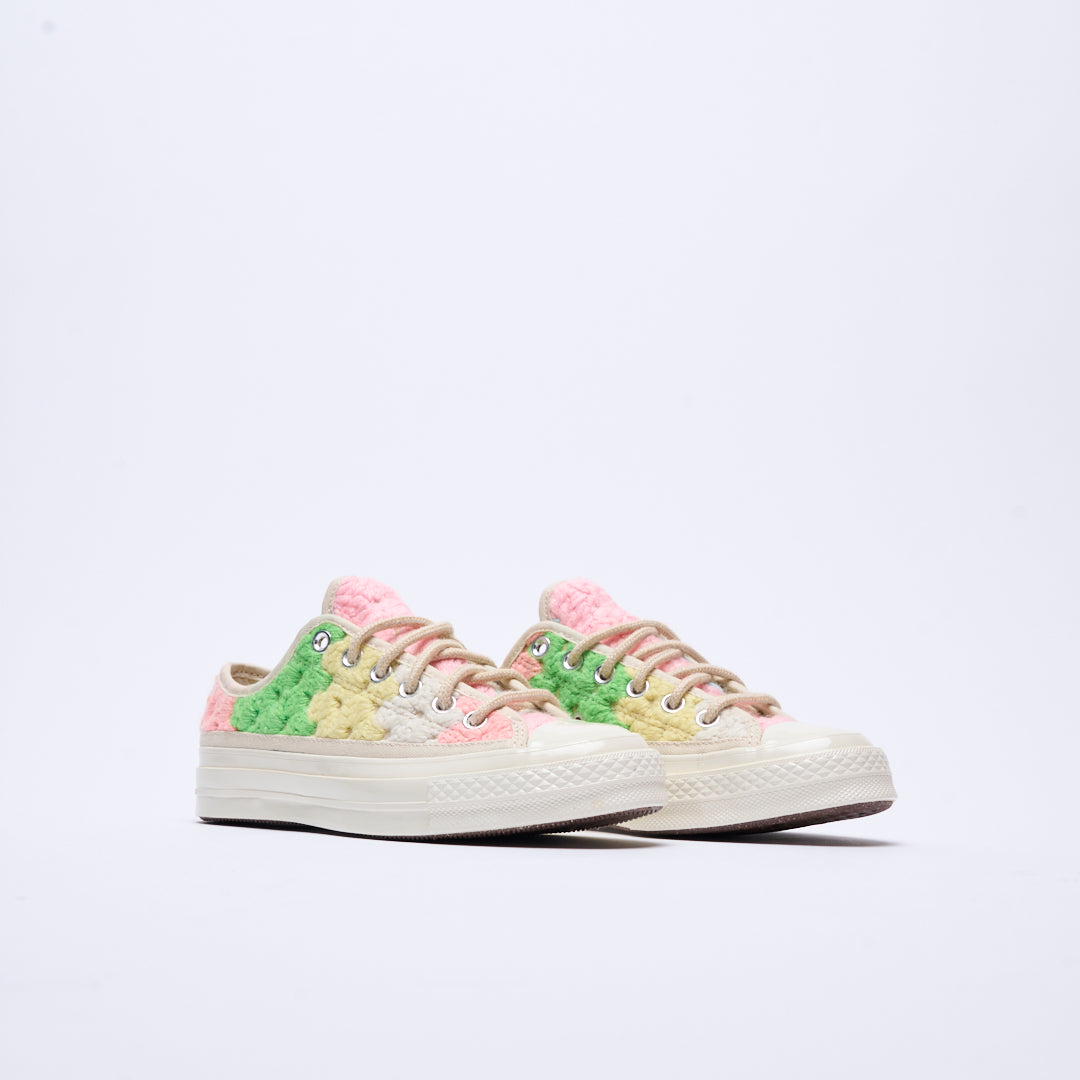 Converse - Chuck 70 OX "Crochet pack" (Egret/Black/Multi)