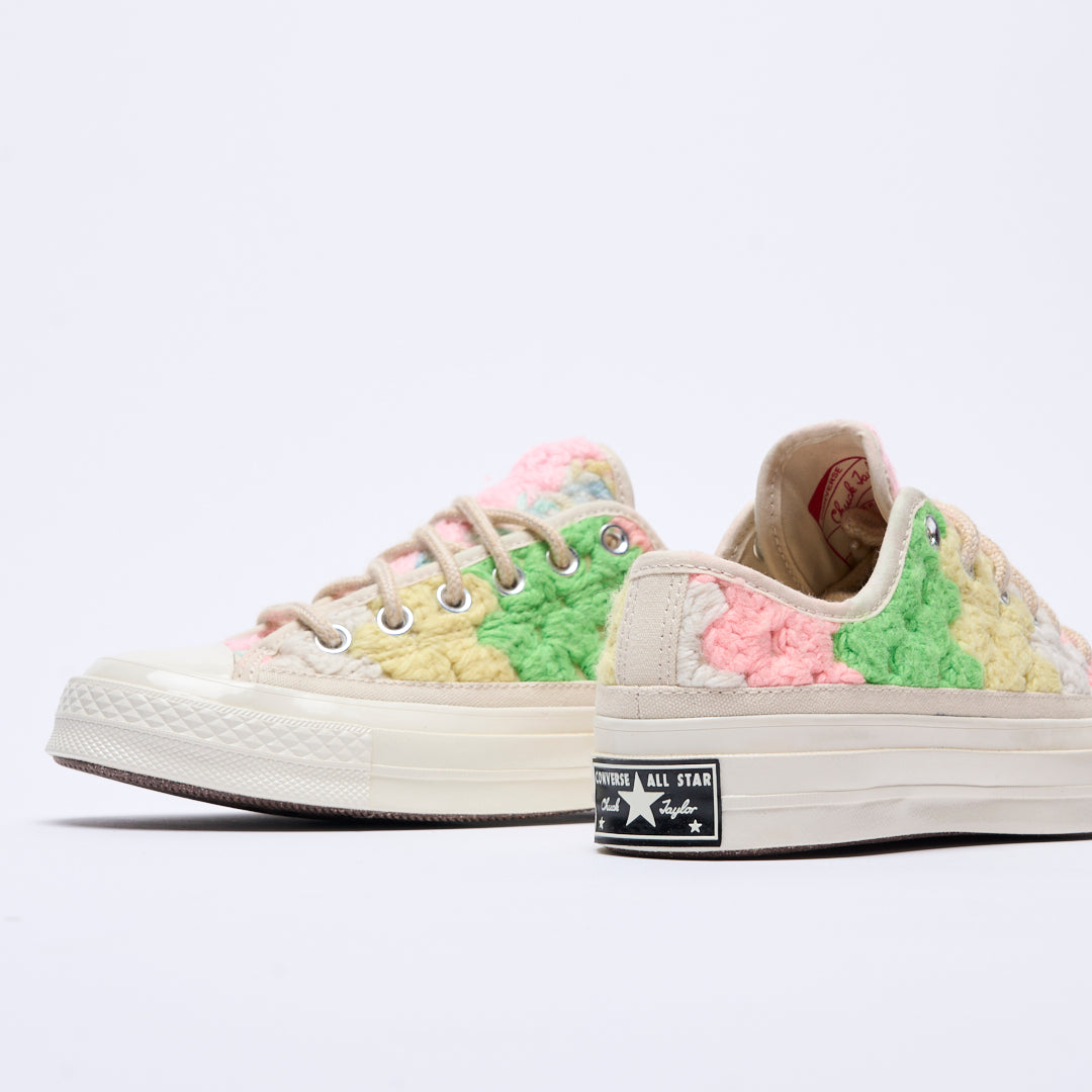 Converse - Chuck 70 OX "Crochet pack" (Egret/Black/Multi)