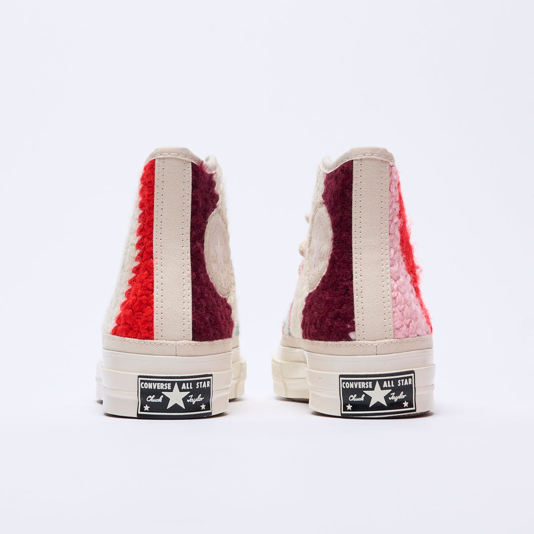Converse - Chuck 70 Hi "Crochet pack" (Egret/Black/Multi)