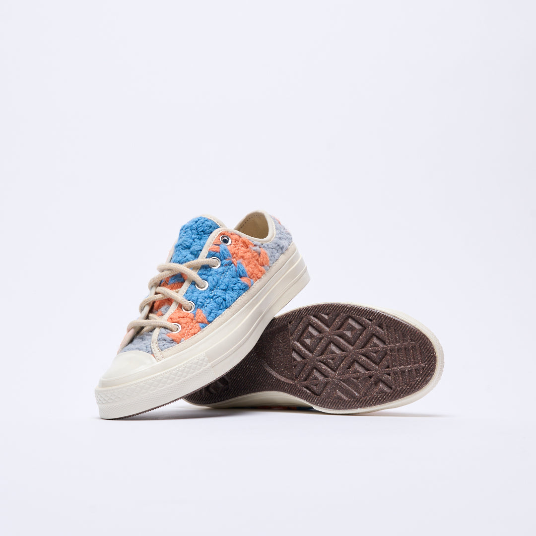 Converse - Chuck 70 OX "Crochet pack" (Egret/Black/Multi)