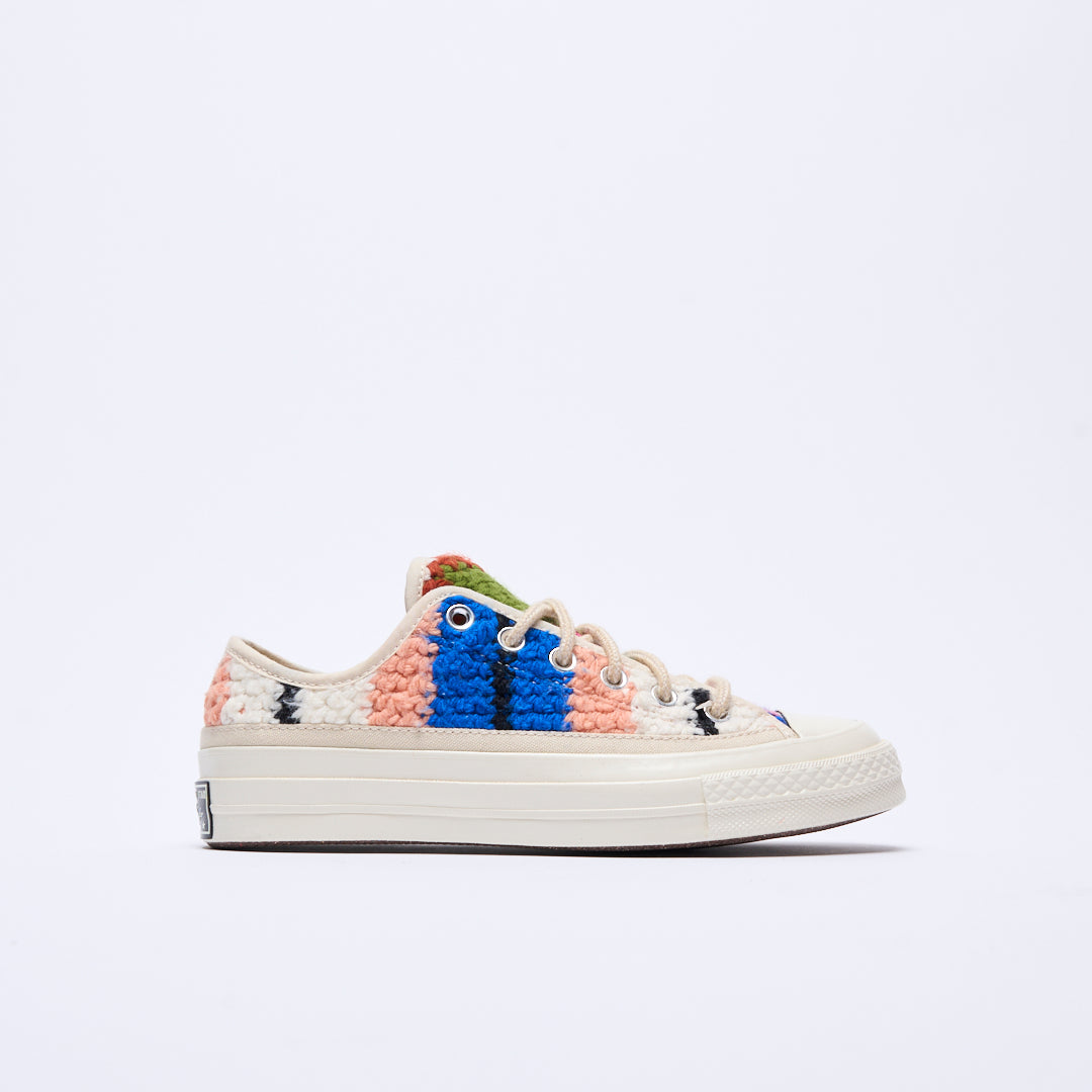 Converse - Chuck 70 OX "Crochet pack" (Egret/Black/Multi)