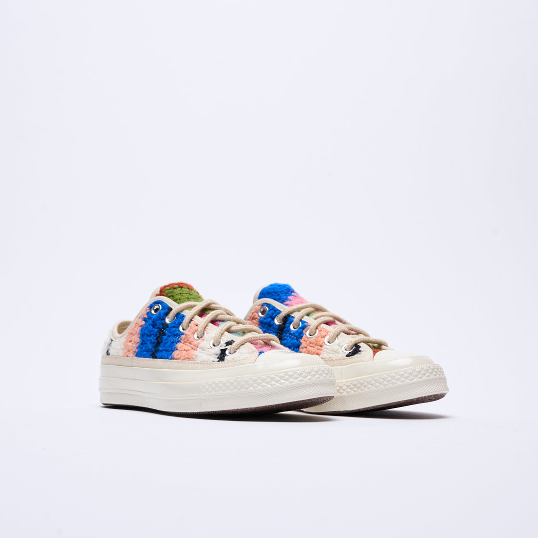 Converse - Chuck 70 OX "Crochet pack" (Egret/Black/Multi)
