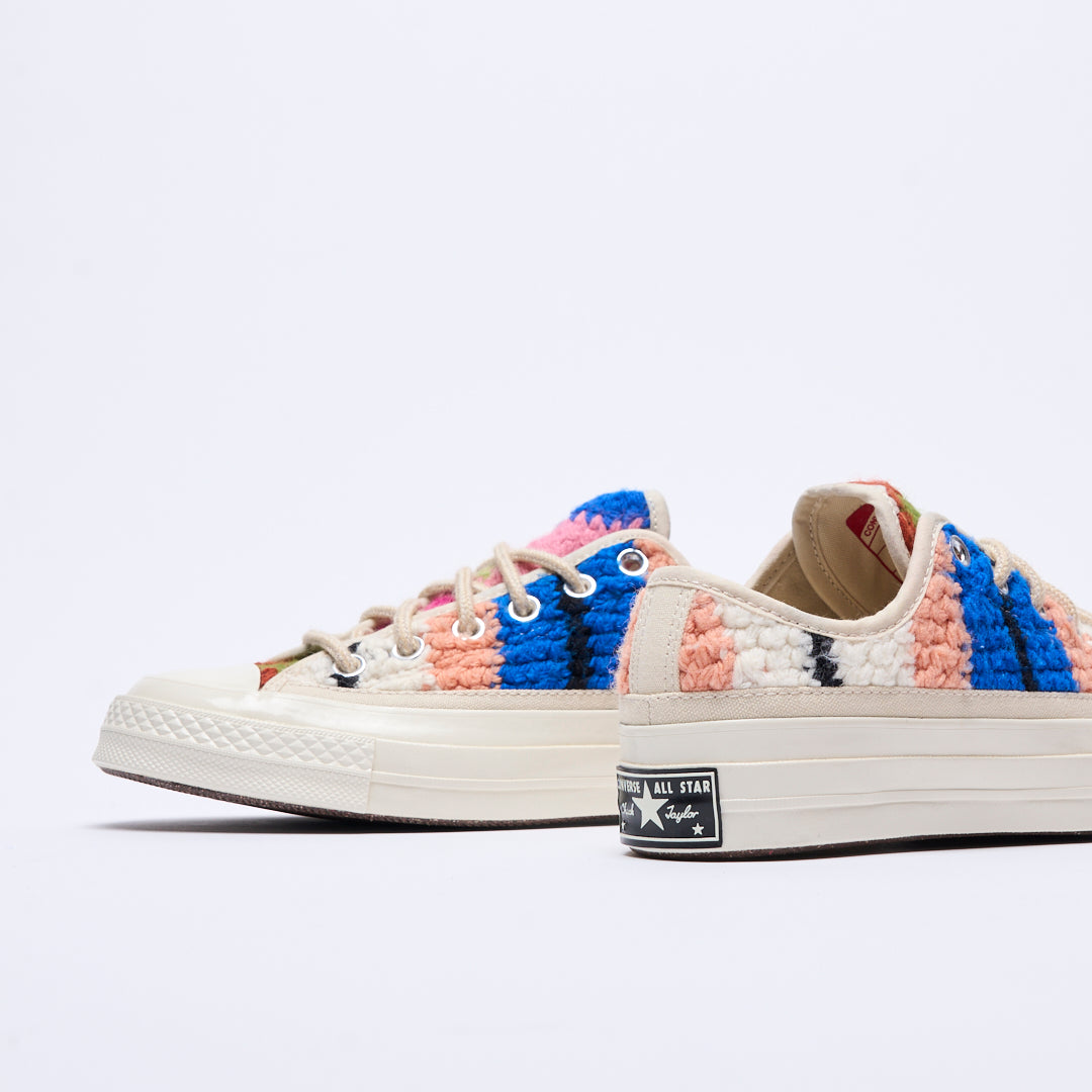 Converse - Chuck 70 OX "Crochet pack" (Egret/Black/Multi)