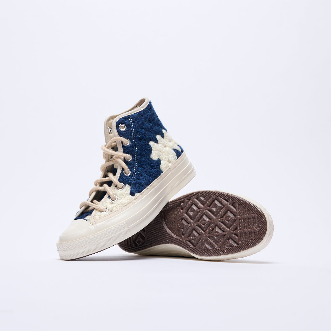 Converse - Chuck 70 Hi "Crochet pack" (Egret/Black/Multi)