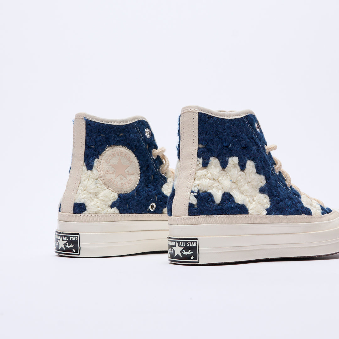 Converse - Chuck 70 Hi "Crochet pack" (Egret/Black/Multi)