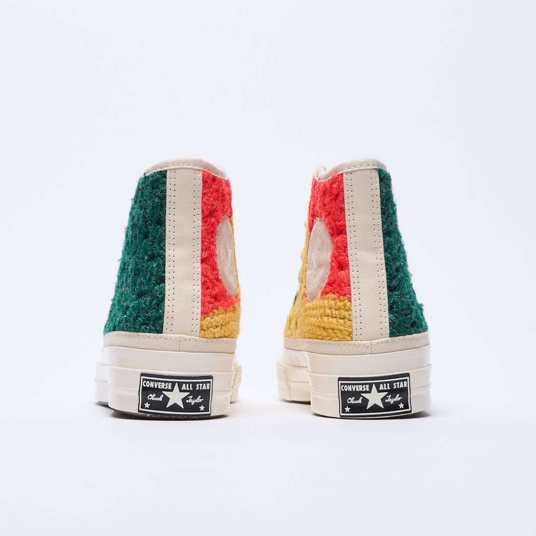 Converse - Chuck 70 Hi "Crochet pack" (Egret/Black/Multi)
