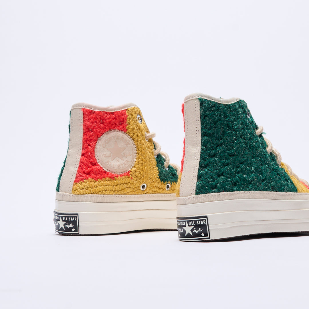 Converse - Chuck 70 Hi "Crochet pack" (Egret/Black/Multi)