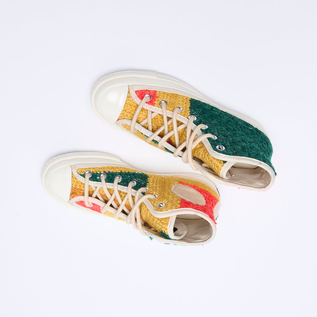 Converse - Chuck 70 Hi "Crochet pack" (Egret/Black/Multi)